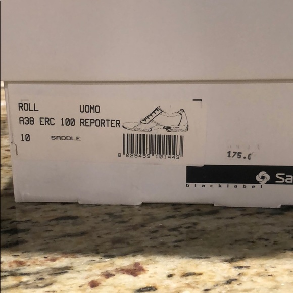 Saddle Reporter casual leather shoe; slightly worn - Picture 8 of 8